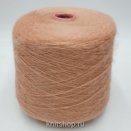 Filcom Soffilo (Pesca карамель) 60% суперкид мохер, 40% шёлк 500м/100гр шнурок
