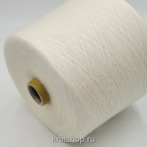 Cariaggi Alba MAI2382 (1000 сливочный) 60% кашемир вспушенный, 40% шёлк 3000м/100гр