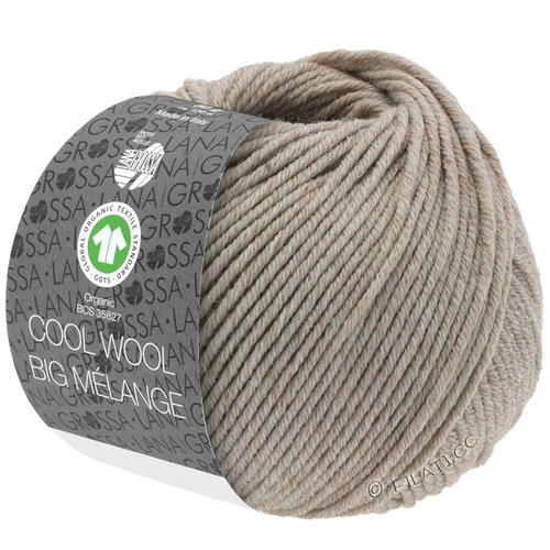 Lana Grossa Cool Wool Big Melange (223) 100% меринос экстрафайн 50 г/120 м