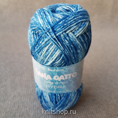 Lana Gatto Hydra (8674 синий) 100% хлопок 50 г/140 м