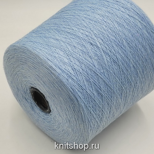 Zegna Baruffa Cashwool 2/30 (421921 светло-голубой меланж) 100% меринос экстрафайн 1500м/100гр