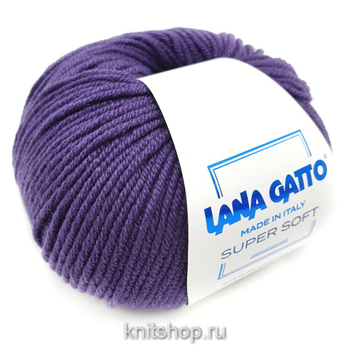 Lana Gatto Super Soft (14600 жимолость) 100%меринос 50 г/125 м
