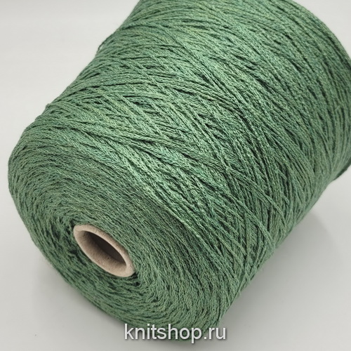 Lineapiu Fresh (461 папоротник) 58% лён, 27% вискоза, 15% па 380м/100гр шнурок