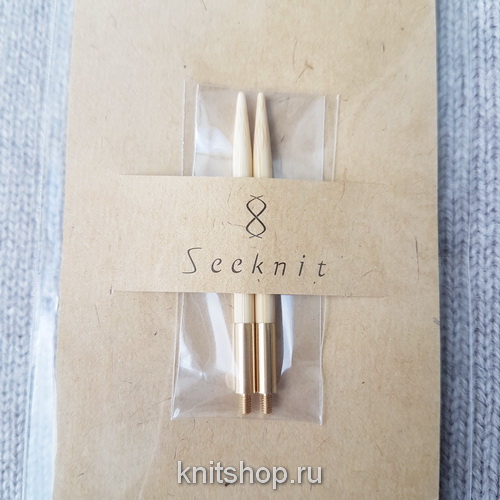 Спицы 5см 3,75 мм M2 разъемные бамбуковые KA Seeknit