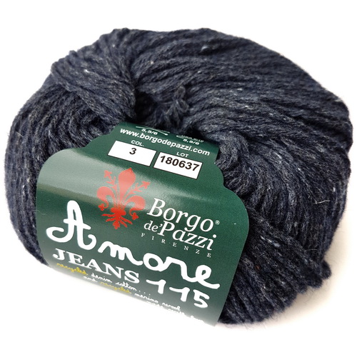 Borgo de'Pazzi Amore Jeans (3) 35% хлопок, 35% шерсть, 30% полиамид 50 г/115 м