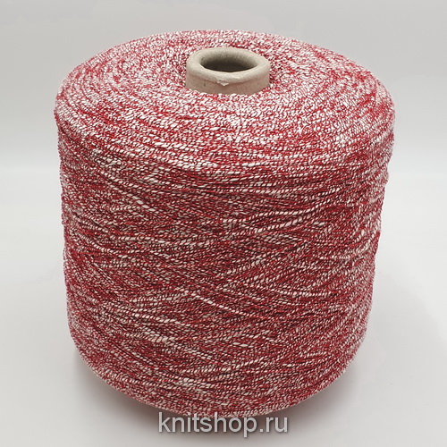Cofil Peperoncino (10120 красный, люрекс) 61% хлопок, 22% вискоза, 7% люрекс, 10% па 400м/100гр