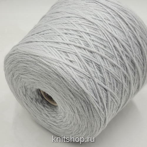 Filpucci Daffodil (22037 Ghiaccio голубо-серый) 67% меринос, 23% шёлк, 10% пл 350м/100гр шнурок