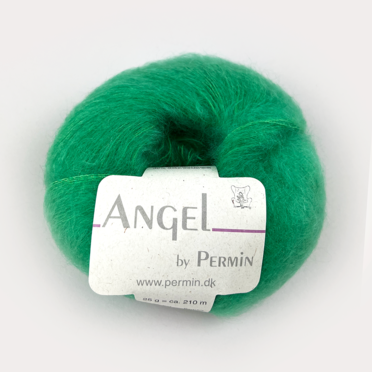 Permin Angel (884190 зеленый) 70% суперкидмохер, 30% шёлк 25гр/210м