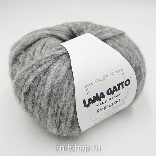 Lana Gatto Principe (08772 серый) 46% альпака, 32% меринос, 22% нейлон 50 г/110 м
