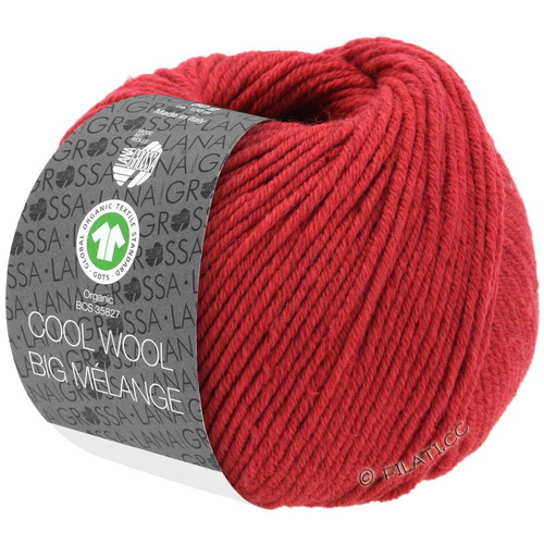 Lana Grossa Cool Wool Big Melange (215) 100% меринос экстрафайн 50 г/120 м