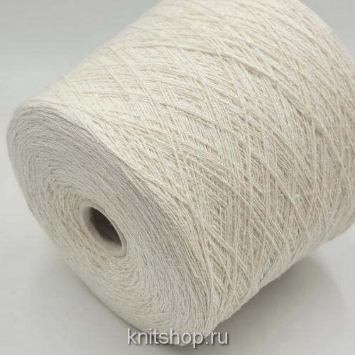 Bourette Silk (2001 белый) 100% шелк буретный 2/15 750м/100гр