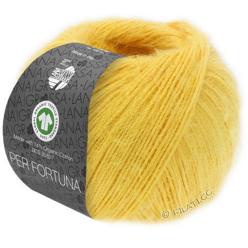 Lana Grossa Per Fortuna (044) 74% хлопок органический, 26% па 50г/190м