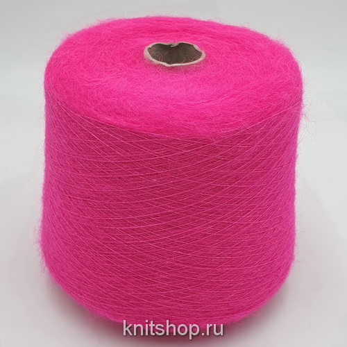 KidMohair Seta (9 розовый неон) 70% суперкид мохер, 30% шёлк 950м/100гр 