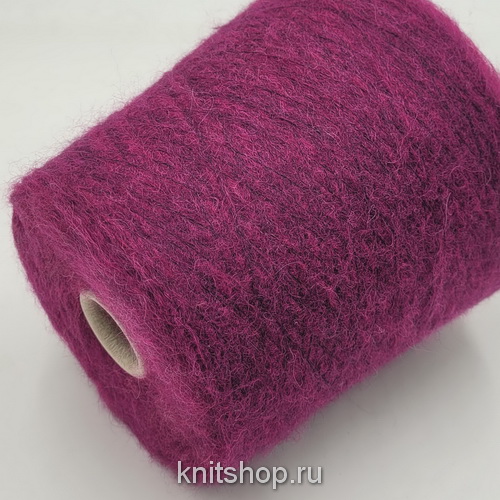 Lanificio Rouge (1131 фуксия) 37% суперкидмохер, 37% бэби альпака, 26% па 1500м/100гр