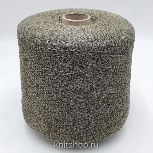 Toscano Ginsolino Lux (3197 оливка, люрекс бронза) 100% лён с люрексом 2100м/100гр