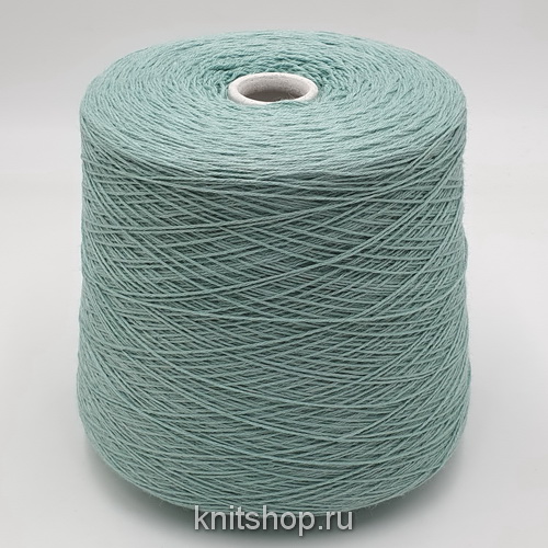 Tussah Setica (164719 пыльный тиффани) 70% шелк тусса, 30% пл 6/30 500м/100гр