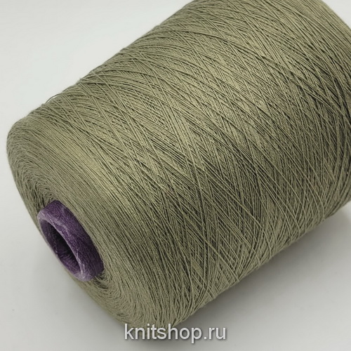 Tessili Bresciane Assuan (1016 Mility светлый хаки) 100% хлопок мако 3/54 1800м/100гр