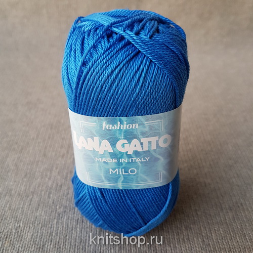 Lana Gatto Milo (8695 синий) 100% хлопок 50 г/125 м