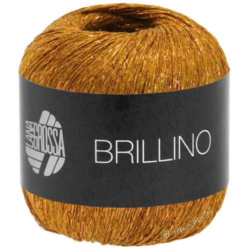 Lana Grossa Brillino (002) 83% вискоза, 17% метализированная нить 25 г/200 м