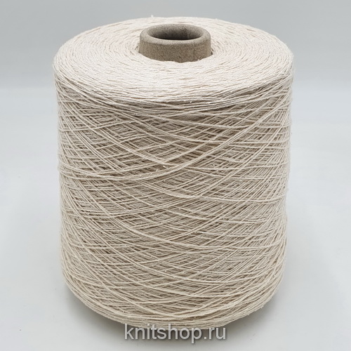 Filati Buratti Seta Bourette (Naturale сливочный) 100% шелк буретный 4/28 700м/100гр