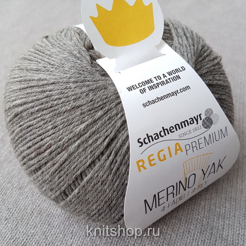 Schachenmayr Merino Yak (07511) 58% меринос, 14% як, 28% полиамид 100 г/400 м