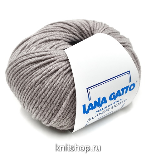 Lana Gatto Super Soft (13774 серебряный жемчуг) 100%меринос 50 г/125 м