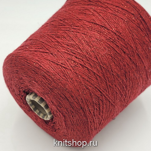 Grignasco Superior Lux (красный) 100% меринос кардный, люрекс 2/15 750м/100гр