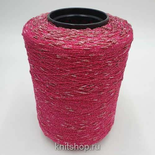 Filatura a Pettine C1676 (8 розовый) 62% вискоза, 20% люрекс, 18% па 900м/100гр шишечки