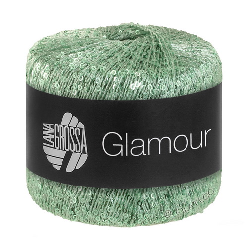 Lana Grossa Glamour (015) 55% полиамид, 45% пайетки (полиэстер) 25гр/115м 