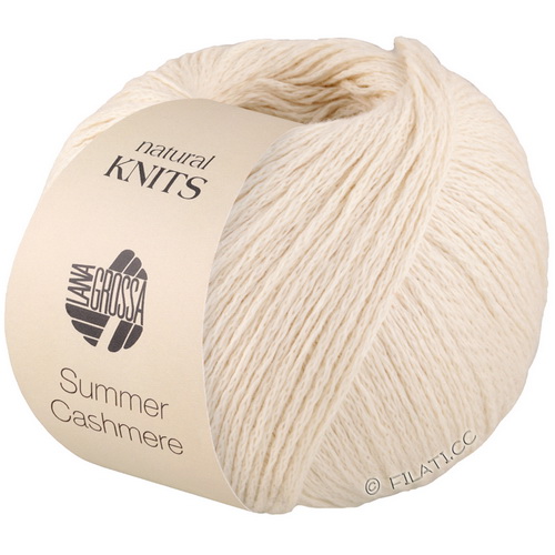 Lana Grossa Summer Cashmere (02) 90% хлопок, 10% кашемир 50г/210м