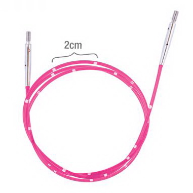 Леска 100см розовая SmartStix Knit Pro