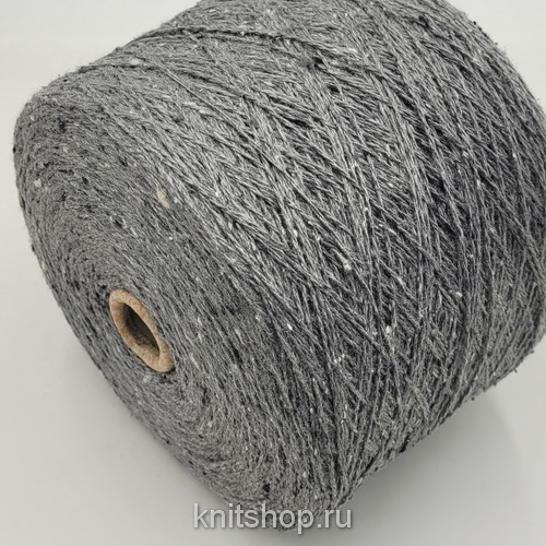 Filati Buratti Seta Lana 53461 (Grigio3 серый) 60% шелк тусса, 40% меринос 2/7 350м/100гр твид
