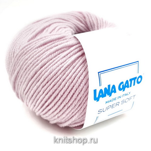 Lana Gatto Super Soft (13210 нежно-розовый) 100%меринос 50 г/125 м