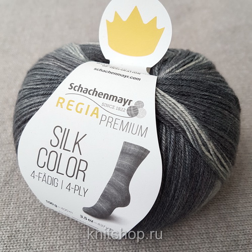 Schachenmayr Silk Color (00099) 55% меринос, 20% шелк, 25% полиамид 100 г/400 м