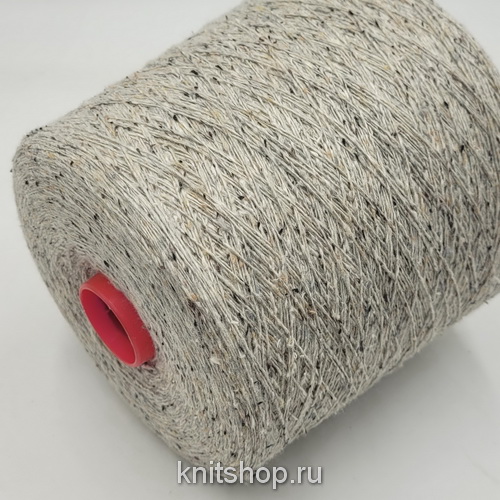 Millefili Cottonrec (8844 серый твид) 70% хлопок, 27% па, 3% другие волокна 700м/100гр