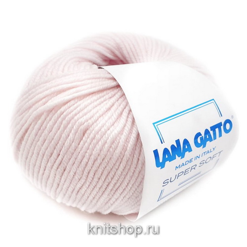 Lana Gatto Super Soft (14467 нежная роза) 100%меринос 50 г/125 м