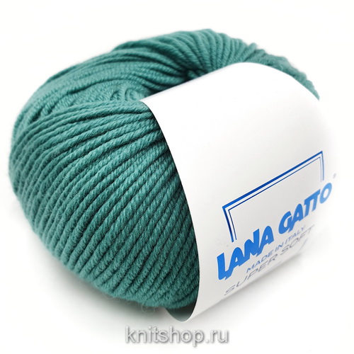 Lana Gatto Super Soft (14609 лагуна) 100%меринос 50 г/125 м