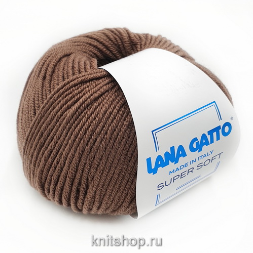 Lana Gatto Super Soft (14595 брауни) 100%меринос 50 г/125 м