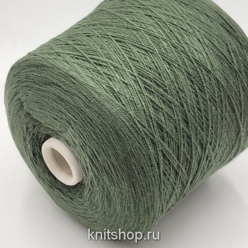 Rigo Zag (2879 хвойный зеленый) 90% меринос, 10% кашемир 2/12 600м/100гр