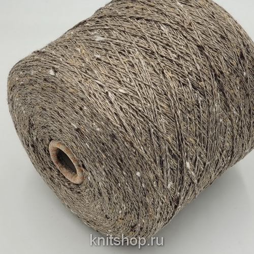 Filati Buratti 54027 (Marrone1 латте твид) 50%меринос 40%вискоза 10%шёлк тусса 2/7 350м/100гр