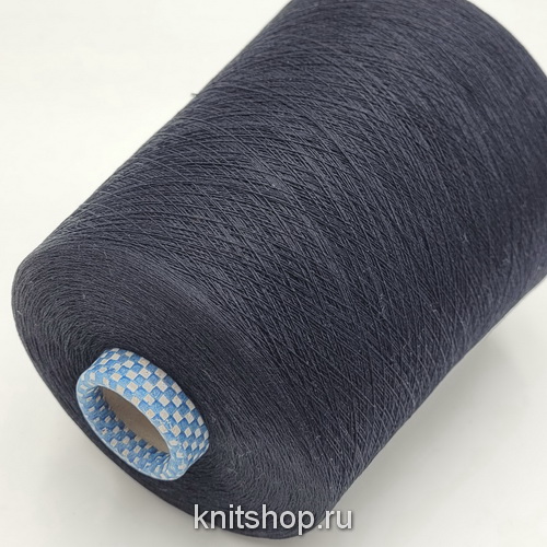 Cariaggi Belize Seta (30060 черный) 30% шёлк, 70% хлопок 2х2/120 3000м/100гр