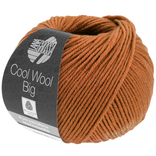 Lana Grossa Cool Wool Big uni (1012) 100% меринос экстрафайн 50 г/120 м