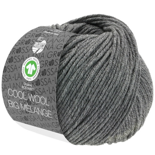 Lana Grossa Cool Wool Big Melange (222) 100% меринос экстрафайн 50 г/120 м