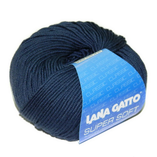 Lana Gatto Super Soft (13607 глубина океана) 100%меринос 50 г/125 м