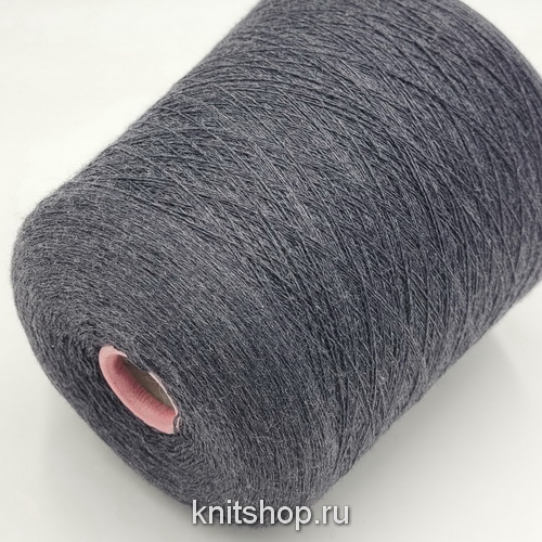 Zegna Baruffa Cashwool 2/30 (420426 антрацит меланж) 100% меринос экстрафайн 1500м/100гр