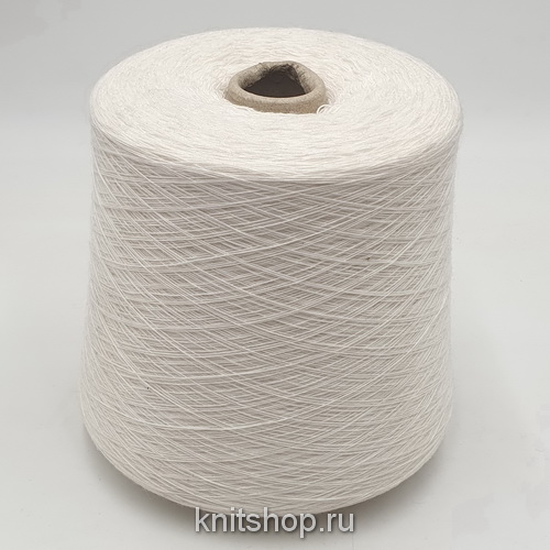 Millefili Cashfive (5000 белый) 30% меринос, 30% вискоза, 5% кашемир, 35% па 1500м/100гр