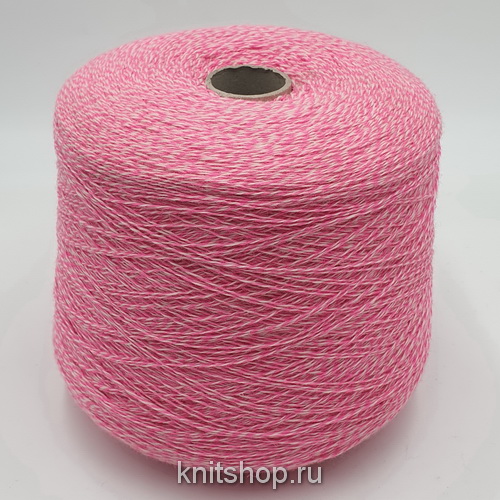 Linsieme Kirman (1917 розовый неон мулине) 92% меринос 8% кашемир 2/14 700м/100гр