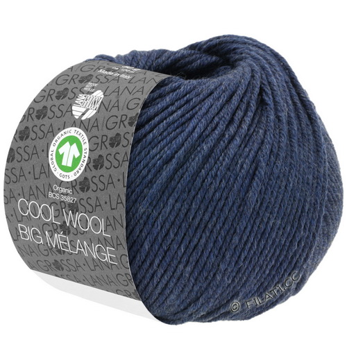 Lana Grossa Cool Wool Big Melange (212) 100% меринос экстрафайн 50 г/120 м