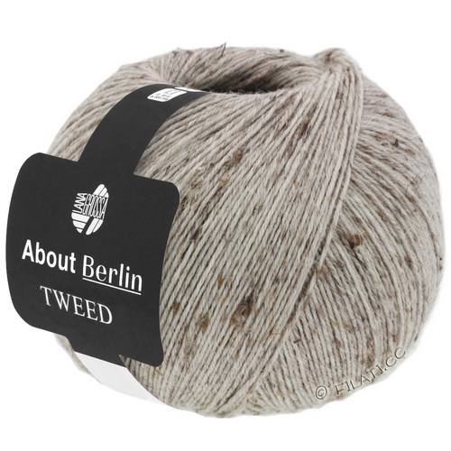Lana Grossa About Berlin Tweed (906) 75% меринос, 10% лён, 15% па 100г/400м
