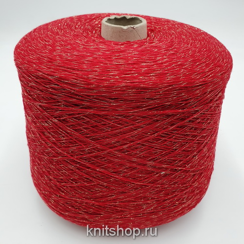 Filpucci CashLux (311 красный) 23%меринос, 5%кашемир, 28%вискоза, 41%па, 3%люрекс 1350м/100гр